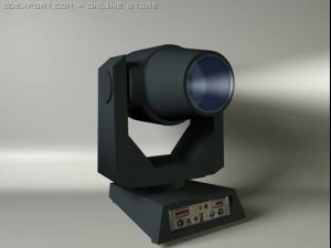 lumi&egrave;re en mouvement Modèle 3D