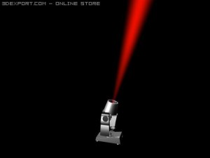 moving light 3D मॉडल