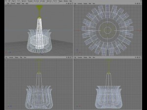 the grove chandelier 3D Model