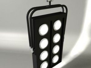 theatrical lighting set 3D-Modell