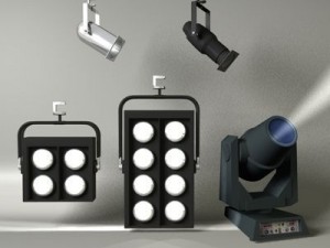 theatrical lighting set 3D-Modell