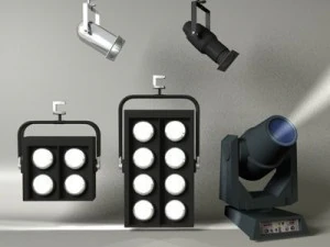 theatrical lighting set 3D Model