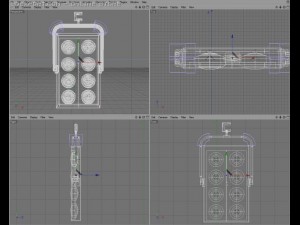 theatrical lighting set 3D-Modell