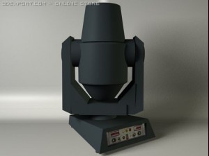 theatrical lighting set 3D-Modell