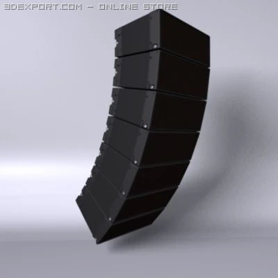 line array 3D Model .c4d .max .obj .3ds .fbx .stl .blend 
