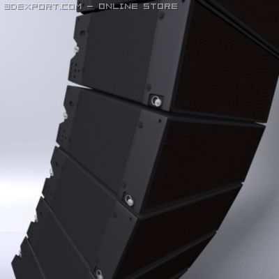 line array 3D Model in Other 3DExport