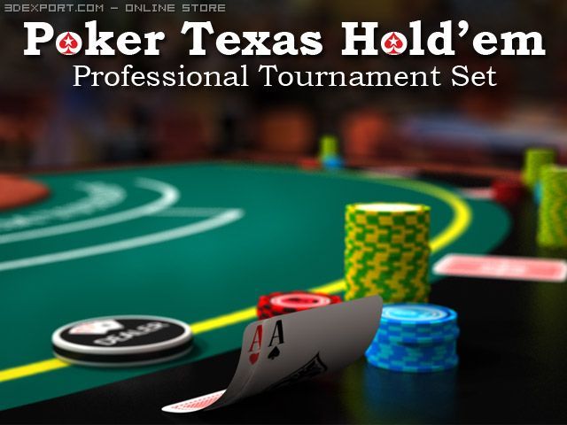 professional poker table Modelo 3D .c4d .max .obj .3ds .fbx .stl .blend 