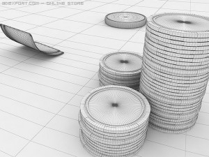 professional poker table Modelo 3D