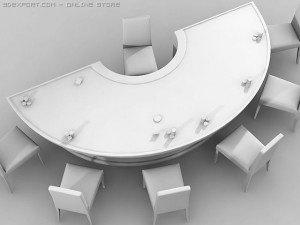 professional poker table Modelo 3D