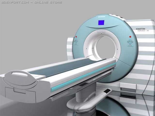 ct scan machine 3D Model .c4d .max .obj .3ds .fbx .stl .blend 