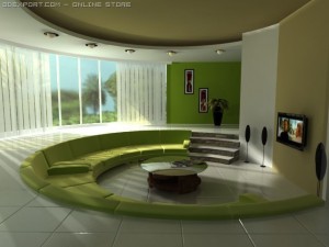draing room Modèle 3D