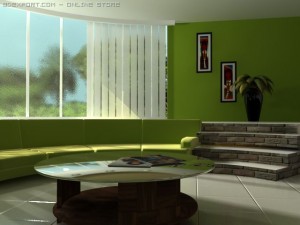 draing room Modèle 3D