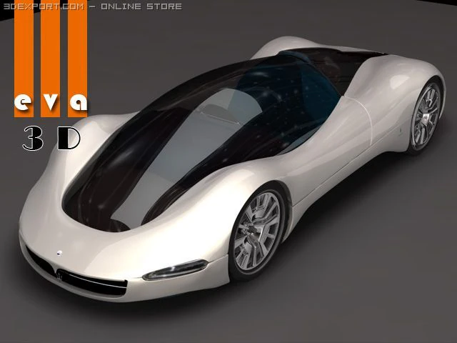 maseratibirdcage75thconcept 3D Model .c4d .max .obj .3ds .fbx .stl .blend 
