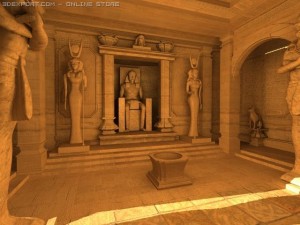 egypt temple Modèle 3D