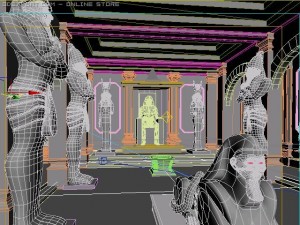 egypt temple Modèle 3D