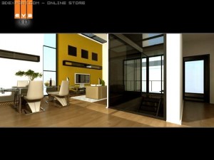 office room Model 3D