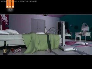 bed room 3D Model