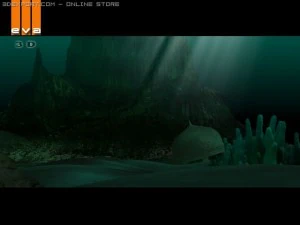 debaixo d'&aacute;gua Modelo 3D