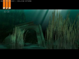 debaixo d'&aacute;gua Modelo 3D