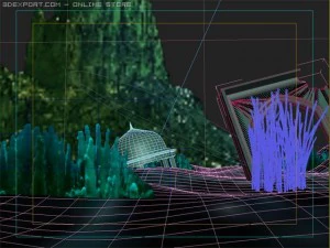 debaixo d'&aacute;gua Modelo 3D