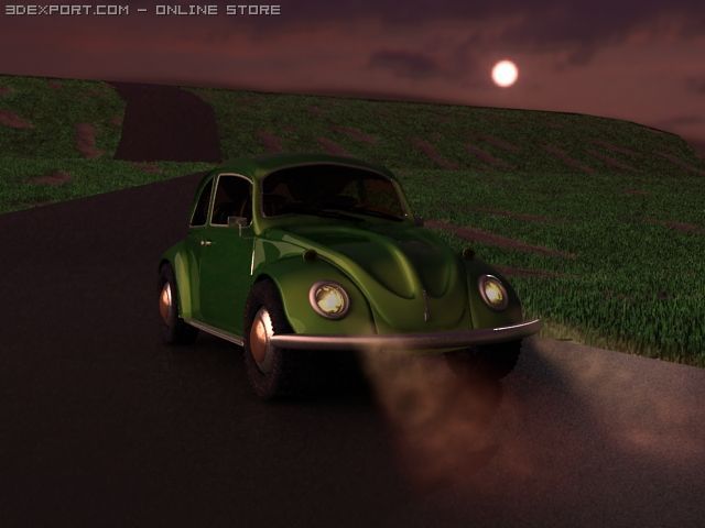 beetle Modelo 3D .c4d .max .obj .3ds .fbx .stl .blend 