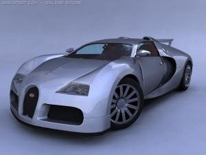 bugati veyron Model 3D