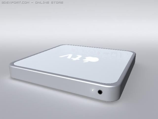 apple tv Modèle 3D .c4d .max .obj .3ds .fbx .stl .blend 