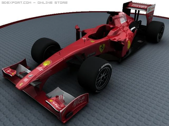 ferarri f60 scuderia 3D Model .c4d .max .obj .3ds .fbx .stl .blend 