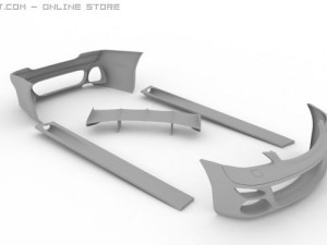 mercedes sclass boby kit Modèle 3D