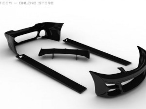 mercedes sclass boby kit Modèle 3D