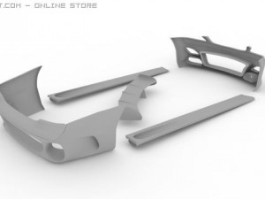 mercedes sclass boby kit Modèle 3D