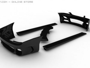mercedes sclass boby kit Modèle 3D