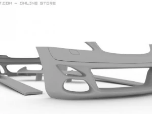 mercedes sclass boby kit 3D Model