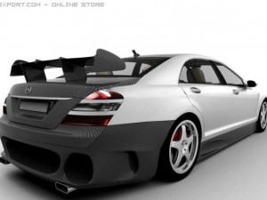 mercedes sclass boby kit Modèle 3D