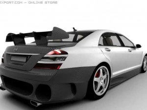 mercedes sclass boby kit 3D Model