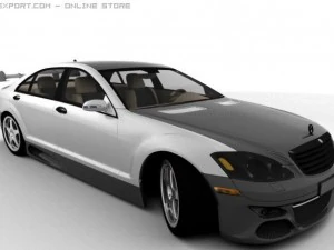 mercedes sclass boby kit 3D Model