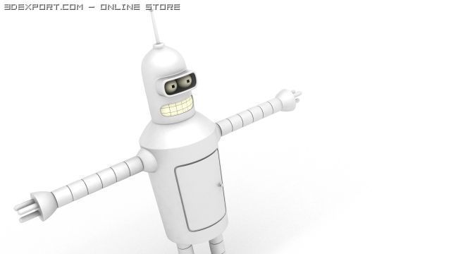 hipoly bender bending rodriguez 3D Model .c4d .max .obj .3ds .fbx .stl .blend 
