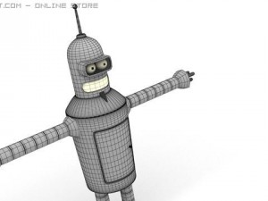 hipoly bender bending rodriguez 3D Model