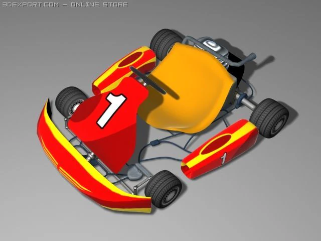 cart 3D Model .c4d .max .obj .3ds .fbx .stl .blend 