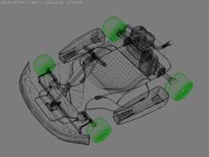 cart 3D Модель