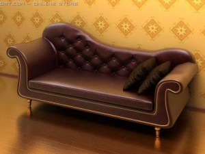antique08001sofa 3Dモデル