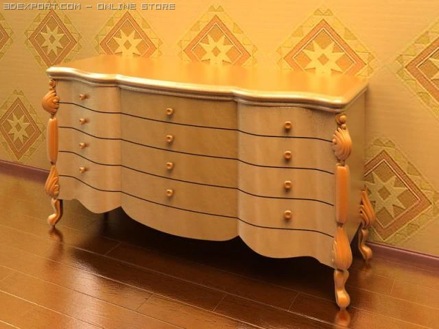 antique08002table 3D Model .c4d .max .obj .3ds .fbx .stl .blend 