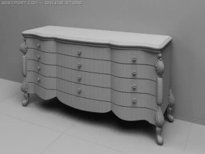 antique08002table 3D Model