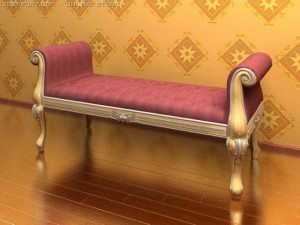 antique08008chair 3D 모델