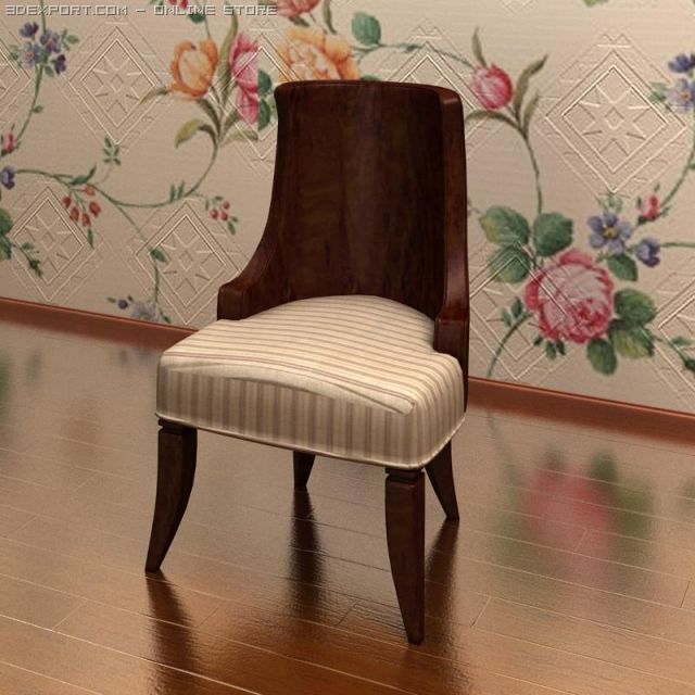 antique08012chair 3D 模型 .c4d .max .obj .3ds .fbx .stl .blend 