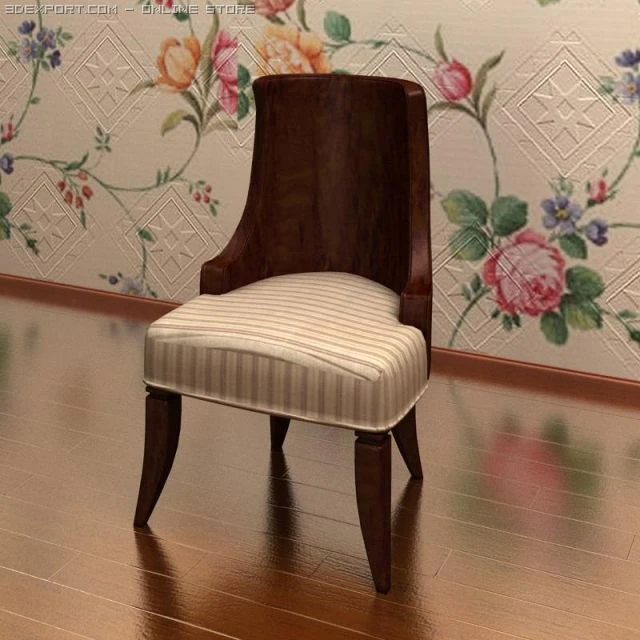 antique08012chair 3D Model .c4d .max .obj .3ds .fbx .stl .blend