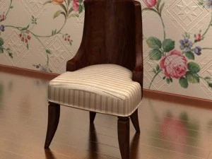 古董08012椅子 3D 模型