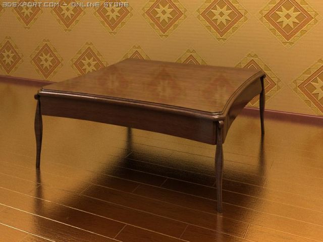 antique08013table 3Dモデル .c4d .max .obj .3ds .fbx .stl .blend 