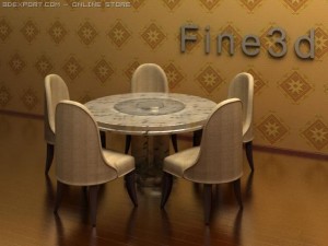 antique08014 3D Model