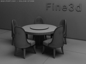 antique08014 3D 模型